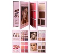 43-Color Matte Eyeshadow Palette, Professional Makeup Set with Glitter, Blush, Contour, 18.4x12.5x3.1cm, for Party, Wedding, Photography