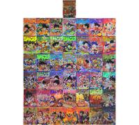 43 pièces/ensemble Dragon Ball Super Saiyan Goku Gohan Shenron saut couverture de bande dessinée givrée Laser Flash carte classique Anime cartes de Collection 43pcs