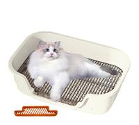 43 X 30 X 13 Cm Premium Pour Chiens, Chats, Chiots Idéal Pour Vivre En Appartement, Usage Domestique, Cliniques Vétérinaires Comprend Une Grille Anticorrosion Qui Garde Les Pattes Sèches, Les Sols Pro