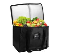 43 x 30 x 31 cm - Grand sac isotherme pliable - Sac isotherme - Sac isotherme - Sac isotherme pour voiture - Sac isotherme - Sac isotherme - Sac isotherme pliable pour pique-nique, camping, plage