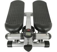 43 x 39 x 22 cm Mini Stepper Twister Fitness D'appartement Portantes Hydraulique 150kg Affichage Numérique Réglable Noir-Gris