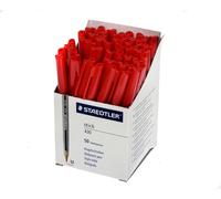 430 M - 2cp5 Stick 430 Stylo Bille Pointe Moyenne Rouge Boîte De 50