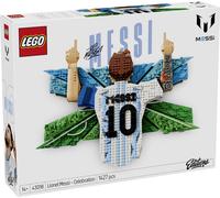LEGO Editions Lionel Messi - La Célébration - Jeu de Construction DIY pour Ado dès 14 ans - Tableau Mural 3D - Décoration Chambre d'Enfant - Cadeau Foot pour Garçon, Fille ou Adulte Fan de Sport 43018
