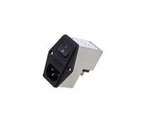 4304.4003 Connecteur: alimentation AC socle mâle 4A 250VAC IEC 60320 SCHURTER