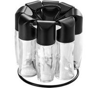 Metaltex 252876080 Étagère à épices Spice-8, transparent/noir