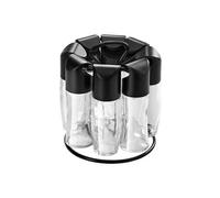 Metaltex 252876080 Étagère à épices Spice-8, transparent/noir