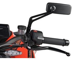 4308 - rétroviseur droit avec vis modèle m9 mt aluminium COULEUR ARGENT