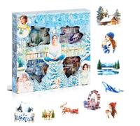 430Pcs Autocollants Scrapbooking Paysage d’Hiver - Stickers Aesthetic Vintage et Décoratifs pour Journal, Bullet Journal, DIY Scrapbooking, Album Photo, Carnet de Voyage, Livre Autocollant Créatif