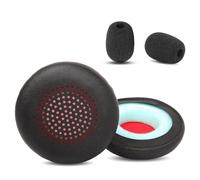 4310UC Coussinets de Remplacement compatibles avec Les Casques USB-A Poly Voyager 4320 UC/4310 UC/Voyager Focus UC/Voyager Focus 2 UC (Cuir protéiné/Mousse à mémoire)