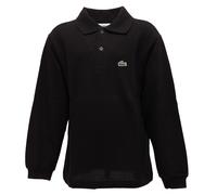 4316R polo bimbo LACOSTE NOIR manica lunga nera long sleeve t-shirt kids
