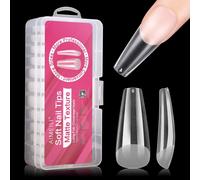432 Pièces 10 Tailles Différentes Faux Ongles Semi-Givré Capsules Ongles Gel Uv Acrylique Pour Nail Art Long Artificiel Ongles Avec Boîte