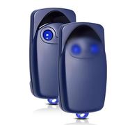 433,92 MHz FLO2 Telecommande Portail Fixed Code, 2 Boutons Télécommande de portail N1ce pour FLO2, Flo4, FLO1, 2PCS