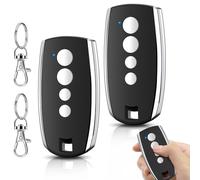 433,92 MHz Télécommande de Porte de Garage, 2 Pièces 4 Canaux Compatible avec King Gates STYLO 4K, STYLO 2K, STYLO, Telecommande Portail, 433Mhz Hansender Codes Roulants