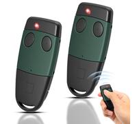 433.92 MHz Telecommande Portail, 2 Canaux Télécommande Porte de Garage Compatible avec S449 QZ2, S449 QZ1, Bip Portail Porte De Garage, Lot de 2