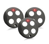 433,92 MHz Telecommande Portail, 4 Canaux Telecommande Porte de Garage, Bip Portail Porte De Garage Compatible avec MHOUSE GTX4, Code de Roulement (3PCS)