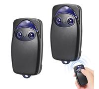 433,92 MHz Télécommande Portail Compatible avec Flo2r-s,2 Canaux Telecommande Porte de Garage pour N1ce ONE1, ON1, ON2E,FLO2R-S,FLO2RE pour Porte de Garage,Lot de 2