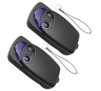 433,92 MHz Telecommande Portail pour NICE FlO2r-s, 2 Pièces Bip Portail à 2 Canaux Télécommandes Porte de Garage pour Automatisé Compatible avec Récepteurs FLOXR FLOXIR FLOX2R OXI OX2