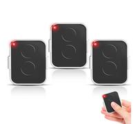 433,92 MHz Télécommandes de Portail Compatible avec Era ONE2/ON2E/ON4E/ON1E, 2 Canaux Télécommande Porte de Garage,Rolling Code,Lot de 3(Blanc)