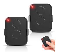 433,92 MHz Télécommandes de Portail Compatible avec Era ONE2/ON2E/ON4E/ON1E, 2 Canaux Télécommande Porte de Garage,Rolling Code,Lot de 2(Noir)