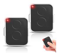 433,92 MHz Télécommandes de Portail Compatible avec Era ONE2/ON2E/ON4E/ON1E, 2 Canaux Télécommande Porte de Garage,Rolling Code,Blanc (Lot de 2)