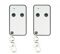 433,92 Telecommande Portail, 2 Canaux Télécommande Porte de Garage Compatible avec Roger E80 TX52R/E80 TX54R/ H80/TX1M80, Code Fixe, Bip Portail Porte De Garage (Lot de 2)