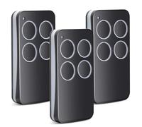 433,92MHz Telecommande Portail, 4 Canaux Telecommande Porte de Garage Compatible avec V2 Phox 2, Bip De Porte De Garage pour V2 Phoenix 2,V2 Phoenix 4,V2 TXC,V2 TRC,V2TSC4,V2 Hand (3PCS)