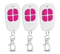 433.92MHz Telecommande Portail pour AAM0094 AAM0121 AAM0135 AAM0133 AAM0085, 4 Canaux Télécommande Compatible avec SCS Sentinel, 3PCS Bip Portail Porte De Garage