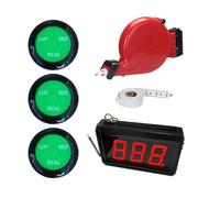 433.93mhz Prendre un numéro Système 3-251 Affichage Suivant Bouton de commande Dîner ue Appel Bell Sans fil Numéro Système d'attente K-302 + K-O1-N - Type queue call system