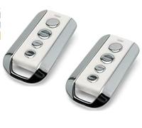 433 MHz Télécommande Portail,4 Canaux Télécommande Porte De Garage Compatible avec Avidsen 104257,114253,104250, 104251, 104350, 654100, 654300(2pcs)