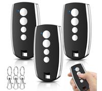 433 MHz Telecommande Portail Compatible avec King Gates, 4 Canaux Compatible avec King Gates STYLO 4K, STYLO 2K, STYLO, Ersatz Télécommande de Porte de Garage 433Mhz, 3 Pièces