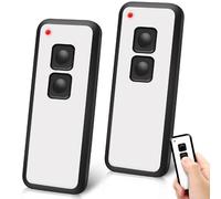 433 MHz Telecommande Portail Compatible avec Novoferm Novotron, 2 Canaux Compatible avec Novoferm Novotron 522, 524, 502 MAX43-2, 512 Mix43-2, Ersatz Télécommande de Porte de Garage 433Mhz, 2 Pièces