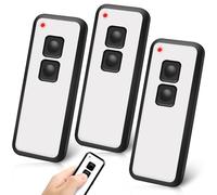 433 MHz Telecommande Portail Compatible avec Novoferm Novotron, 2 Canaux Compatible avec Novoferm Novotron 522, 524, 502 MAX43-2, 512 Mix43-2, Ersatz Télécommande de Porte de Garage 433Mhz, 3 Pièces