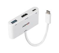 Lindy 43340 adaptateur graphique USB 3840 x 2160 pixels Blanc