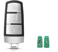 433mhz 3 Boutons Non Coque Pour Clé Flip Smart Car Télécommande Porte-Clés Avec Puce Id48 3c0959752ba Pour Vw Passat B6 3c B7 Magotan Cc