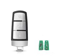433MHz 3 Boutons Non Coque pour clé Flip Smart Car télécommande Porte-clés avec Puce ID48 3C0959752BA pour VW Passat B6 3C B7 Magotan CC
