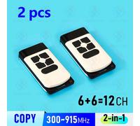 433Mhz 330Mhz 868Mhz Copie Télécommande 12 Canaux Belle Came Doorhan 300 915Mhz Duplicateur Ouvre-Porte De Garage Clone Transmetteur.2 Pcs Copy Remote.