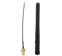 433Mhz Antenna 3Dbi GSM RP-SMA Plug Rubber Waterproof Lorawan Antenna + IPX to SMA Small Cable Extension