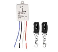 433MHz Wireless Remote Control Switch LED Light Controller AC90-250V+2PCS 433Mhz Remote Control for Electric Doors