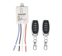 433MHz Wireless Remote Control Switch LED Light Controller AC90-250V+2PCS 4Keys 433Mhz Remote Control for Electric Doors