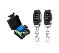 433MHz Wireless Remote Control Switch RF Relay DC 12V 24V 48V 60V Transmitter 433Mhz Remote Control Gate Door light Controls NWPNLXEA(2 RC and 1 Receiver)