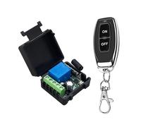 433MHz Wireless Remote Control Switch RF Relay DC 12V 24V 48V 60V Transmitter 433Mhz Remote Control Gate Door light Controls NWPNLXEA(1 RC and 1 Receiver)