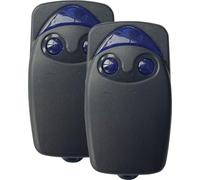 433MHzTelecommande Portail Compatible avec Flo2r-s,2 Canaux télécommande Porte de Garage pour N1ce ONE1, ON1, ON2E,FLO2R-S,FLO2RE pour Porte de Garage Lot de 2