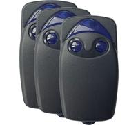 433MHzTelecommande Portail Compatible avec Flo2r-s,2 Canaux télécommande Porte de Garage pour N1ce ONE1, ON1, ON2E,FLO2R-S,FLO2RE pour Porte de Garage Lot de 3