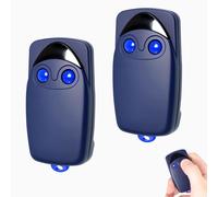 433MHzTelecommande Portail Only Compatible avec FLO2, Flo4, FLO1,2 Canaux télécommande Porte de Garage, Fixed Code,Lot de 2