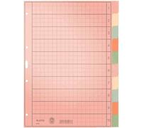 Leitz 4340 Répertoire DIN A4 blanc Papier satiné multicolore 10 onglets 43400000