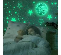 435 pièces étoiles lumineuses autocollants chambre d'enfant, autocollants muraux fluorescents décoration murale H086