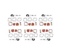 436852 Lot de 6 kits de réparation de carburateur 18-7247 438996 4-7247 7221-1 18-7221 1300-08689 Compatible avec moteur hors-bord Johnson Evinrude V4 V6 90 hp 100 hp 105 hp 115 hp 115 hp 115 hp 50hp