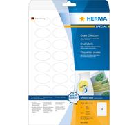 [4380] HERMA Boite 900 Etiquettes SuperPrint 40,6 x 25,4 mm Amovible Ovale Blanc