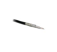 METRONIC - 438226 - CÂBLE COAXIAL NOIR EN BOBINE - ROULEAU DE 25M BLINDE