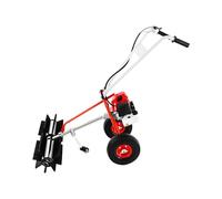 43CC Gasoline Lawn Sweeper, Brosse de balayage pour gazon artificiel, balayeuse à main, moteur à essence, balayeuse, balayeuse, balayeuse, pelle à neige, balayeuse à herbe sauvage
